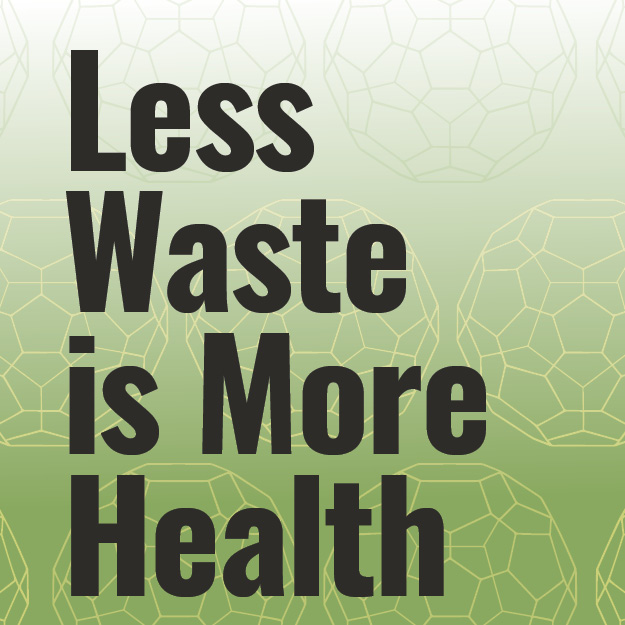Less Waste is More Health Banner
